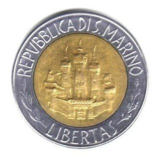 Bi metallic 500 Lire Coin KM#167   Albert Einstein 