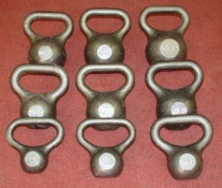 Kettlebells 10, 15, 20, 25, 30, 35, 40, 45, & 50 lb. (9 pc