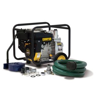 Champion 2 inch Trash/ Water Transfer Pump with Hose Kit Compare $313