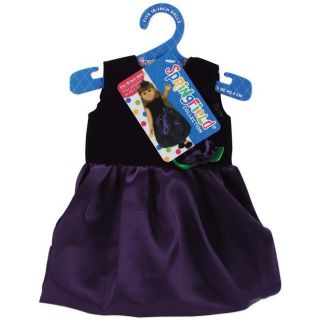 Springfield Collection Black Velvet and Purple Satin Dress Today $11