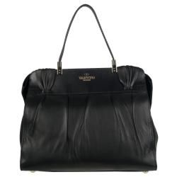 Valentino 7WB00783 Black Leather Shopper Bag