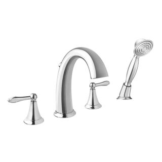 Fontaine Montbeliard Chrome Roman Tub Faucet with Handheld Shower