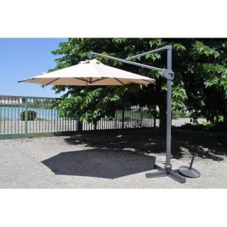 Parasol déporté diam 3,3m,Alu 90X51mm,B2 330 beige   Réf B2 330