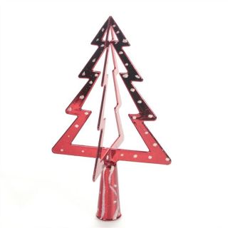 Cimier 3D   Achat / Vente DÉCORATION DE NOËL Cimier 3D sapin rouge