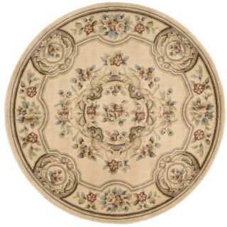 Aubusson Collection Ivory Rug (53 Round) Today $111.99 Sale $100.79