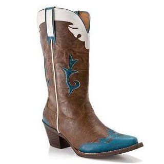 Women Turquoise Cowboy Boots Shoes