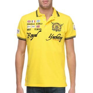 GEOGRAPHICAL NORWAY Polo Homme jaune jaune   Achat / Vente POLO