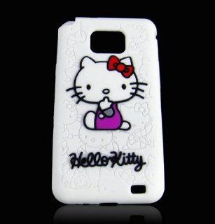 hello kitty white silicone case for samsung galaxy s2