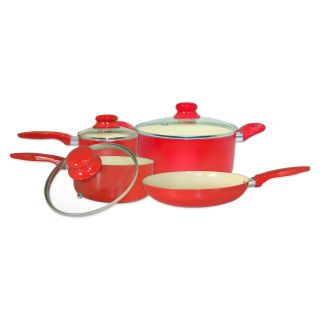 ExcelSteel Aluminum Cookware Set with Ceramic Non Stick Coating Today