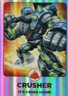 Skylanders Giants #168 Crusher Rainbow Foil Trading Card