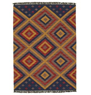 Hand woven Southwest Wool Rug (8 x 106)