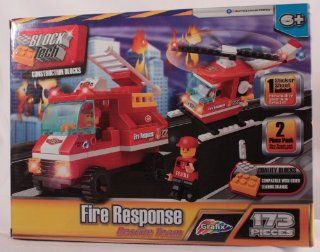 Fire Response Rescue Team Construction Block Set 173 PCS Toys & Games