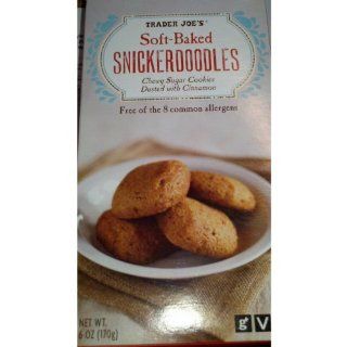 Trader Joes Soft Baked Snickerdoodles Chewy Sugar Cookies (Pack of 4