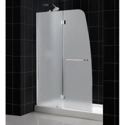 DreamLine 48 x 72 Aqua Frosted Glass Shower Door with 34 x 60 Shower
