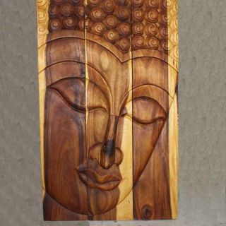 Monkey Pod Wood Tung Oil Serene Buddha Panel (Thailand) Today $279.99