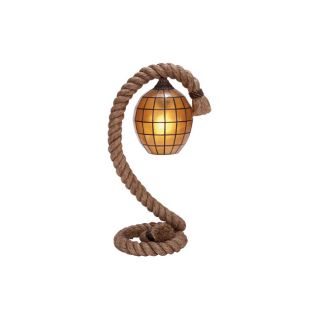 Rope Pier Brown Finish Metal Table Lamp Today $114.99