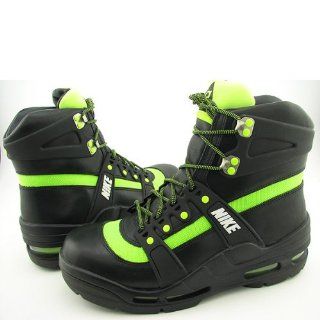Hiking Black/Green Snowboarding Winter Boots Men Shoes (10) Shoes