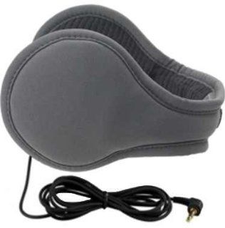 180s Men Urban Soft Shell Ear Warmers with Headphones Gray