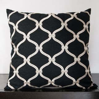 Olivia Caviar Lattice 18x18 inch Decorative Pillow Today $44.99
