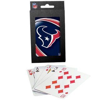Houston Texans Team Logo Vortex Design Playing Cards