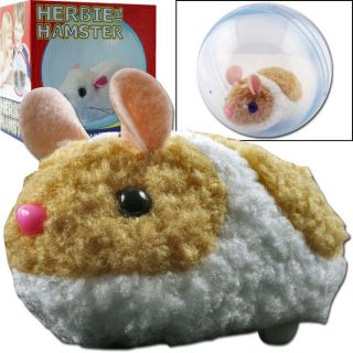 Battery Operated Herbie the Hamster With Ball