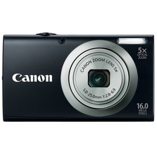 Canon Powershot A2300IS 16MP Black Digital Camera Today $79.00