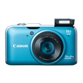 Canon PowerShot SX 230 HS 12.1MP Blue Digital Camera