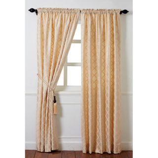 Magalie 84 inch Gold Silk Drapery Panel Today $159.99 Sale $143.99