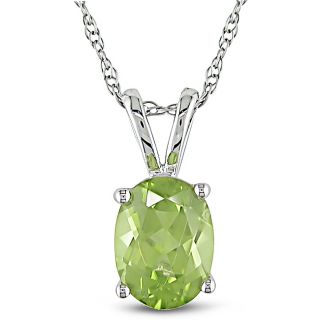 white gold peridot necklace msrp $ 239 76 today $ 93 99 off msrp 61 %