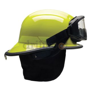 Bullard LTXLYGIZ4 Fire Helmet, Lime Yellow, Thermoplastic