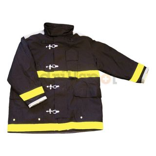 Fire Dex FECENBQT35SM Traditional Express Coat, Nomex, Black, S
