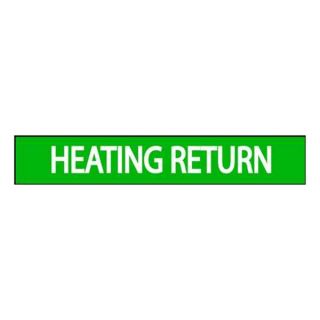 Brady 7362 1 Pipe Mrkr, Heating Return, 2 1/2to7 7/8 In