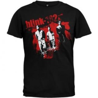 Blink 182   Red And White Photo T Shirt   Youth Medium