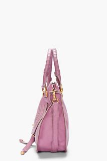 Chloe Lilac Leather Marcie Bag for women