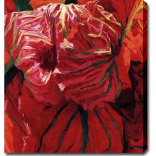 Red Leaves Abstract Oil on Canvas Art Today $122.99