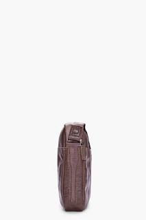 Diesel Brown Leather Foxy Bag for men