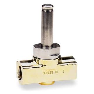 Dayton 2CZZ7 Solenoid Valve, 2 Way, NC, 3/8 In, Brass