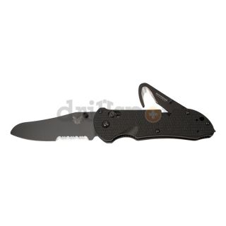 Benchmade 915SBK Folding Knife, Serrated, Sheepft, Blk, 3 1/2