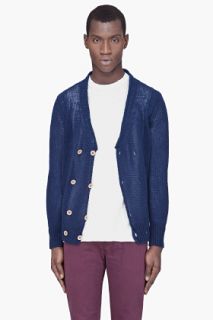 Diesel Navy K freud Knit Cardigan for men