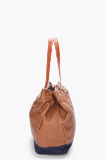 Paul Smith  Tan And Navy Afxa Doctors Bag for men