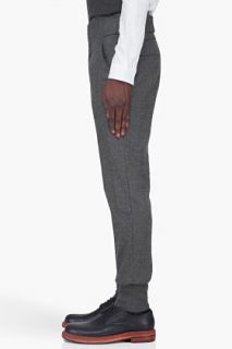 JUUN.J Grey Tapered Wool Pants for men