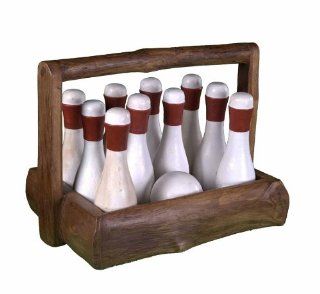 Groovystuff Great Gatsby Bowling Set with Basket Home