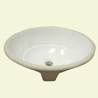 Decorative Undermount Biscuit Lavatory With Overflow Today $57.09 5.0