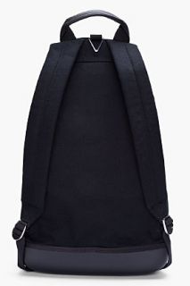 KRISVANASSCHE Black Zippered Backpack for men