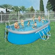 BESTWAY set piscine OVALE FRAME   Achat / Vente KIT PISCINE Set OVALE