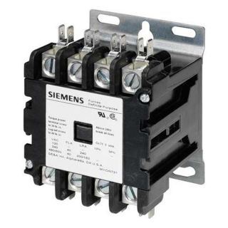 Siemens 42CF25AG Contactor, DP, 40A, 4P, 240VAC, Open