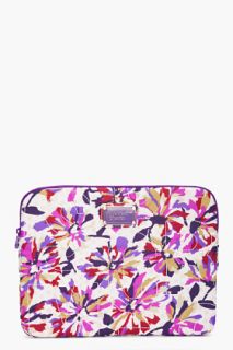 Marc By Marc Jacobs Purple Floral Print Laptop Case for women