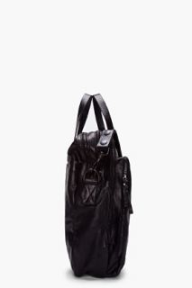 Marsèll Black Three Compartment Bag for men