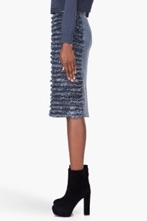 Marc Jacobs Blue Tiered Tinsel Othilia Skirt for women