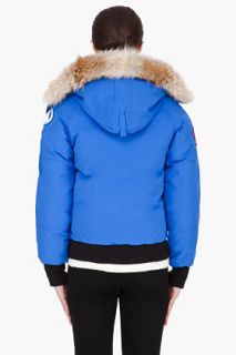 Canada Goose Bright Blue Pbi Chilliwack Jacket for women